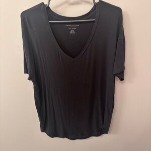 American Eagle Outfitters Classic Black Short Sleeve Tee
